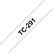 Brother TC-291 Etiketten erstellendes Band Schwarz auf weiss