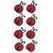 HEYDA 203780687 Dekorativer Aufkleber Karton Schwarz, Rot, Weiß 8 Stück(e)