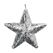 Boltze 2051922 Christbaumschmuck Weihnachtlicher Sternenschmuck Silber