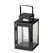 Boltze 2061669 Laterne Schwarz, Transparent