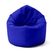 Lumaland Runder Sitzsack 2 in 1 Blau Drinnen Stuhl