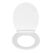 WENKO 21901100 Toilettensitz Harter Toilettensitz Thermoplast Weiß