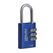 Rieffel 22/30 SB Herkömmliches Vorhängeschloss, Farbe: Blau