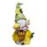 dameco 23121 Gartenfigur Gartenstatue Gnom Polyresin Schwarz, Grün, Pink, Weiß, Gelb 1 Stück(e)