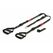 Gymstick 62066 Übungsband Nylon, Polypropylen (PP), Gummi, Stahl Schwarz, Rot
