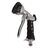Alba-Krapf 25205 Duschschlauch Schwarz, Silber Messing
