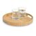 Zeller Present 25670 Serviertablett Klassisches Serviertablett Rund Holz