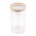 Fackelmann 26568 Glas Rund Glas, Kunststoff Beige, Transparent