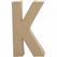 Creativ Company 26610 Dekorativer Buchstabe/Zahl Deko-Buchstabe