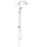 GROHE 27421002 Duschsystem 2 Kopf/Köpfe Wand Chrom