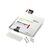 Durable 480023 Zeichenhalter und Informationsstand Schilderhalter Acryl, Aluminium Silber