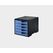 Styro swingbox Polystyrene Schwarz, Blau, Farbe: Schwarz, Blau
