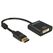 DeLOCK 62601 Videokabel-Adapter 0,2 m DisplayPort DVI-I Schwarz