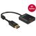 DeLOCK 62607 Videokabel-Adapter 0,2 m DisplayPort HDMI Typ A (Standard) Schwarz