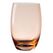 Lunasol Tumbler Barrel 460 ml - Optima Glas, Farbe: Orange