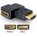 DeLOCK Adapter HDMI male > HDMI female 90° right HDMI 1.3 Schwarz