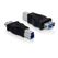 DeLOCK USB 3.0 Adapter USB 3.0-B M USB 3.0-A FM Schwarz