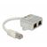 DeLOCK 65224 Netzwerkkabel Weiß 0,15 m