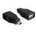 DeLOCK 65277 Kabeladapter mini USB USB 2.0-A Schwarz