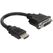 DeLOCK 0.2m HDMI-DVI M/F 0,2 m HDMI Typ A (Standard) DVI-D Schwarz