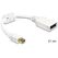 DeLOCK 65427 DisplayPort-Kabel 0,21 m Mini DisplayPort Weiß
