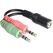 DeLOCK 65459 Audio-Kabel 0,012 m 3.5mm 2 x 3.5mm Schwarz