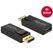 DeLOCK 65573 Kabeladapter Displayport 1.2 HDMI Schwarz, Farbe: Schwarz