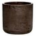 Pottery Pots Charlie XS Drinnen/Draußen Topfpflanzer Freistehend Ton, Faser Schokolade