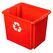 Sigma home 35800649 Aufbewahrungsbox Rechteckig Polypropylen (PP) Rot