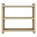 Woody Fashion 362ANT1123 Regal Arbeitsplattenregal Freistehend Partikelbord Holz, Farbe: Holz