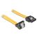 DeLOCK 0.5m SATA Cable SATA-Kabel 0,5 m SATA 7-pin Gelb