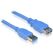 DeLOCK USB 3.0-A M/F - 1m USB Kabel USB A 5 Gbit/s Blau