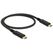 DeLOCK 83042 USB Kabel USB 3.2 Gen 2 (3.1 Gen 2) 0,5 m USB C 10 Gbit/s Schwarz, Farbe: Schwarz, Länge: 0,5 m