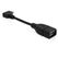 DeLOCK 83104 USB Kabel USB 2.0 0,11 m Micro-USB B USB A 0,48 Gbit/s Schwarz
