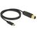 DeLOCK 83675 USB Kabel USB 3.2 Gen 2 (3.1 Gen 2) 1 m USB C USB B 10 Gbit/s Schwarz