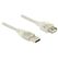 DeLOCK 83881 USB Kabel USB 2.0 1 m USB A 0,48 Gbit/s Transparent, Farbe: Transparent, Länge: 1 m