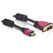 DeLOCK HDMI - DVI Cable 5.0m 5 m DVI-D Schwarz