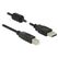 DeLOCK 2m, USB 2.0-A/USB 2.0-B USB Kabel USB A USB B 0,48 Gbit/s Schwarz, Farbe: Schwarz, Länge: 2 m