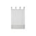 Gardinia Home Decor 36796 Jalousien/Rollos Manuell Slatted Römischer Rollo Weiß