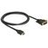 DeLOCK 85652 Videokabel-Adapter 1 m HDMI Typ A (Standard) DVI Schwarz, Farbe: Schwarz, Länge: 1 m