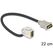 DeLOCK HDMI - HDMI, 0.22m HDMI-Kabel 0,22 m HDMI Typ A (Standard) Schwarz
