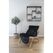 House Nordic 3981211 Überwurfdecke 60 x 180 cm Polyester Schwarz