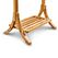 Relaxdays 10017159 Handtuchhalter & -ring Bodenstehend Braun