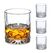 Relaxdays Whiskeygläser 4er Set