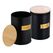 Relaxdays 4052025856601 Lebensmittelaufbewahrungsbehälter Rund Container 1,4 l Schwarz 2 Stück(e)