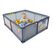 Relaxdays Laufstall Baby mit 50 Bällen
