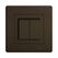 Feller Smart Light Control Lichtschalter Braun, Farbe: Braun