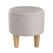 EGLO MASHIKE Fußschemel Polyester, Holz Beige