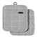 Ladelle 48740 Topfuntersetzer / Topflappen 2 Stück(e) Grau Baumwolle