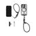 SmallRig FilMov Gurt Handy Echtes Leder, Nylon, Edelstahl Schwarz, Farbe: Schwarz